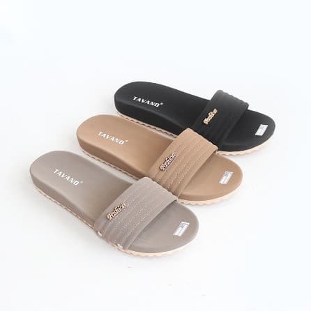 Sendal Selop Perempuan Flat Teplek