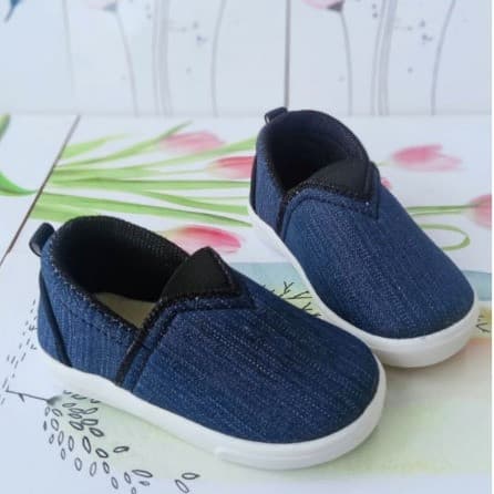 Sepatu Anak Laki - Laki Slip On Casual Navy