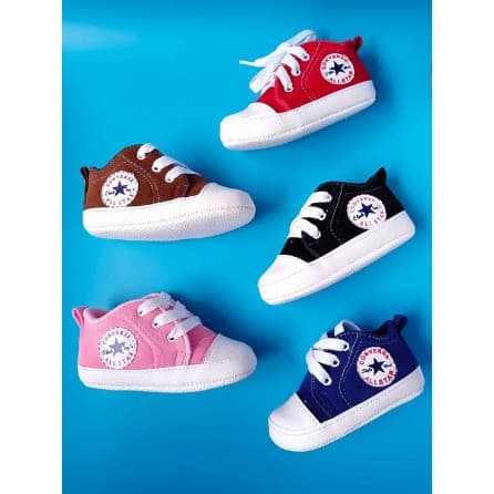 Sepatu Bayi Prewalker Motif Converse
