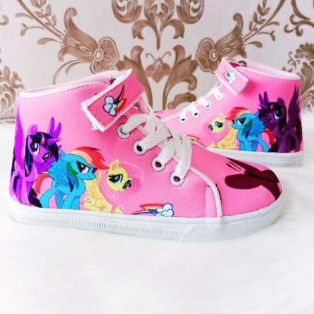 Sepatu Boot Anak Perempuan Motif Kuda Pony 3 - 9 Tahun