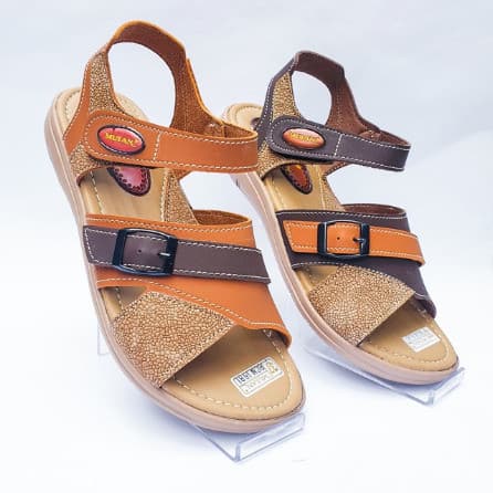 Sepatu Sandal Wanita Kulit Tali Casual