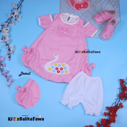 Set Avisa / Setelan Baju Bayi Newborn 6 - 18 Bulan