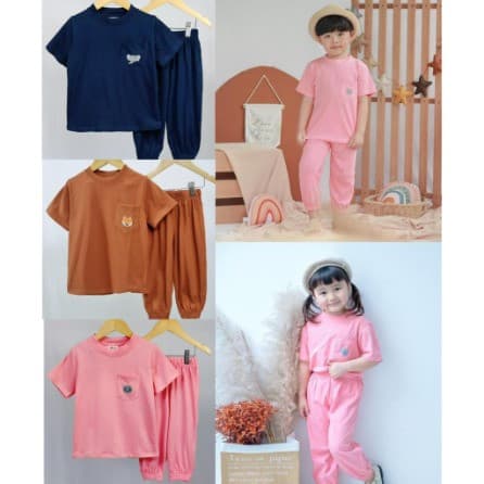 Setelan Anak Unisex Smilee Jojo 1 - 5 Tahun