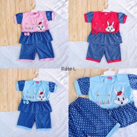 Setelan Baju Anak Perempuan 2 - 4 Tahun