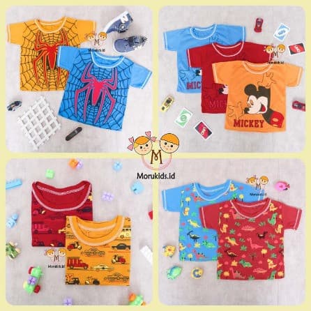 Setelan Baju Bayi Laki - Laki 2 - 12 Bulan