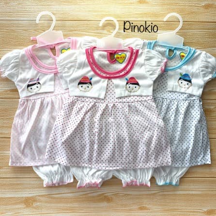 Setelan Baju Dress Blazer Bayi 0 - 6 Bulan