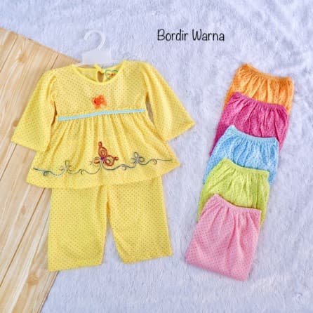 Setelan Baju Tidur Bayi Panjang 0 - 9 Bulan Ver. 2