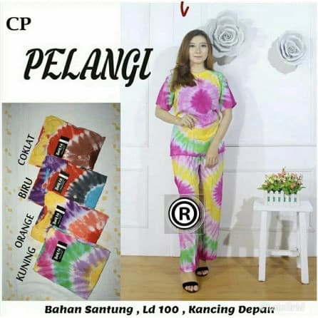 Setelan Celana Panjang Pelangi