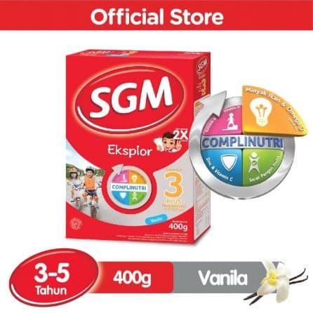 SGM EKSPLOR 3+ VANILA 400G