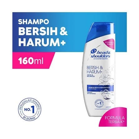 SHAMPO HEAD&SHOULDERS 160ML CLEAN&BALANCED