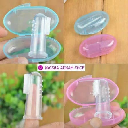 Sikat Gigi Jari Bayi Bahan Silikon