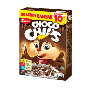 SIMBA CEREAL CHOCO CHIPS COKLAT BOX 330g