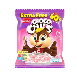 SIMBA CEREAL CHOCO CHIPS STRAWBERRY PCK 55/88g
