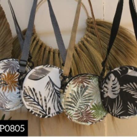 Sling Bag Kanvas Bulat