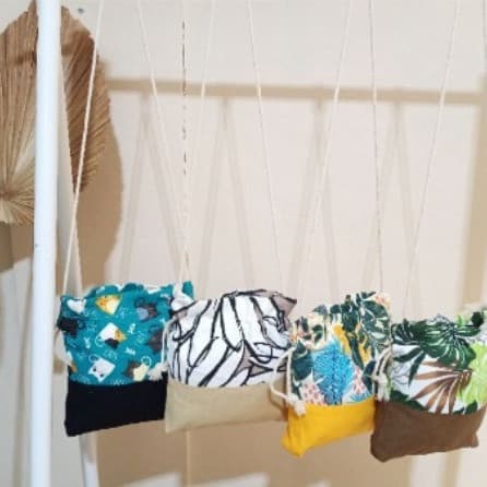 Sling Bag Serut Mini Kombinasi