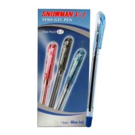 Snowman Ballpoint V.1 Biru PCS