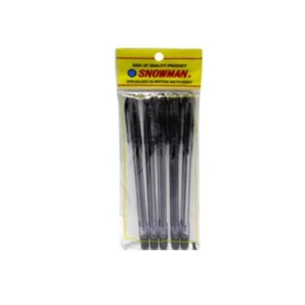 Snowman Ballpoint V.1/5'S HITAM PCK