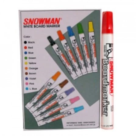 Snowman Spidol Whiteboad Merah PCS