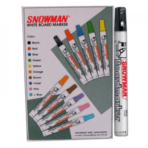 SNOWMAN SPIDOL WHITEBOARD HITAM PCS 