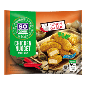SO GOOD CHICKEN NUGGET SPICY GARLIC PCK 400g