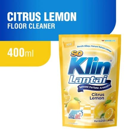 SO KLIN LANTAI CITRUS LEMON 400ML
