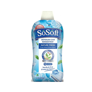 SO SOFT DETERJEN CAIR NATURE FRESH BTL 750/700ml