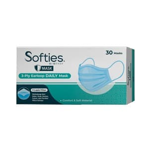 SOFTIES DAILY MASKER 3PLY (30'S)  BOX 