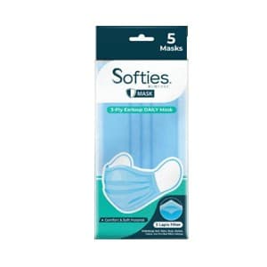 SOFTIES DAILY MASKER 3PLY (5'S)  PCK 