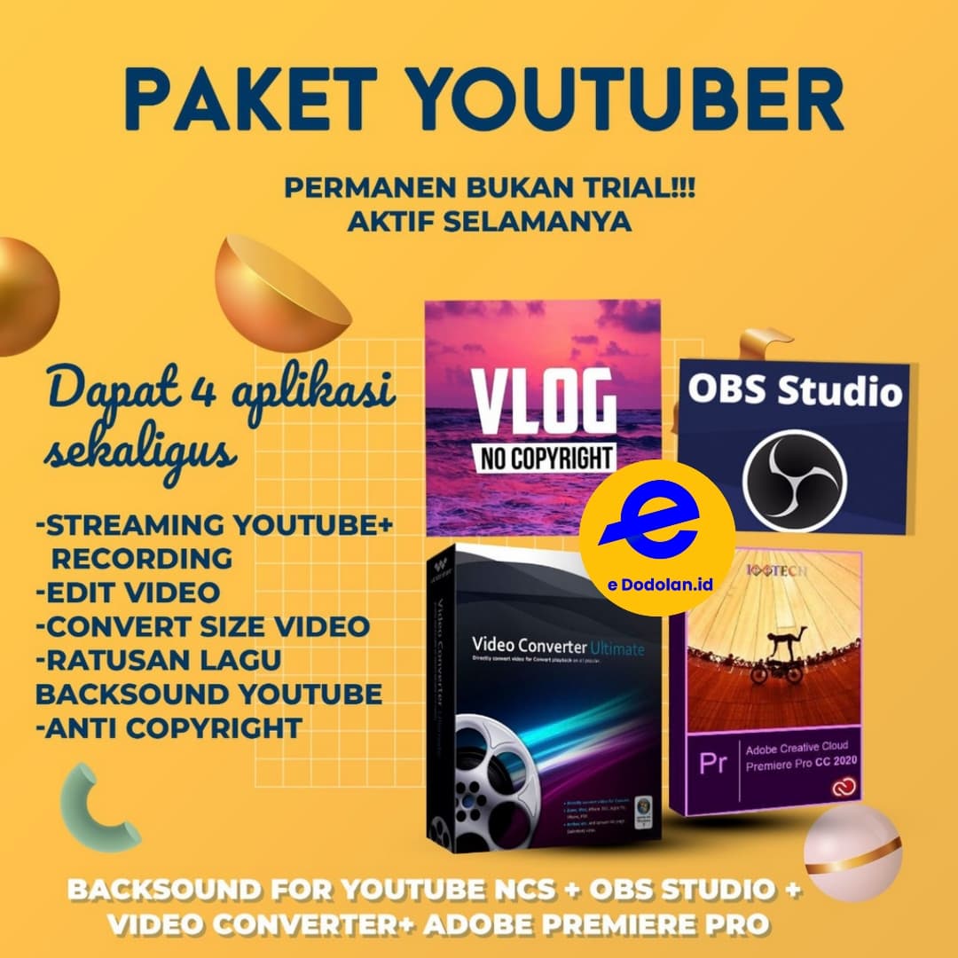 SOFTWARE PAKET YOUTUBER