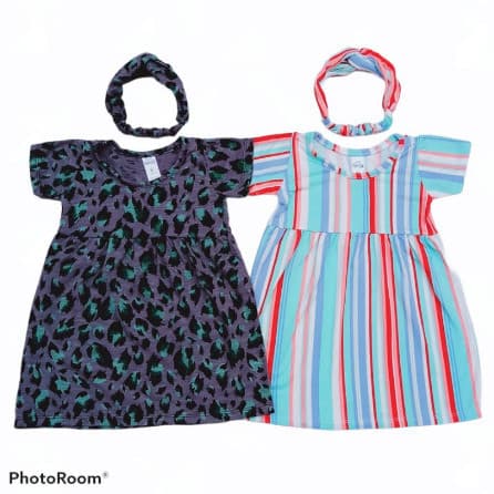 SONIA DRESS Dress Bayi + Bando 3Bulan - 2Tahun