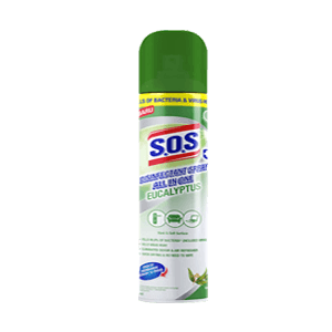 SOS DISINFECTANT SPRAY EUCALYPTUS KLG 250ml