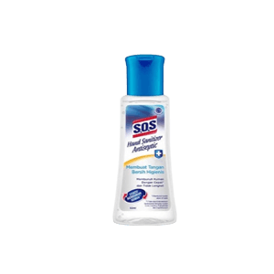 SOS HAND SANITIZER GEL ANTISEPTIC  BTL 60mL