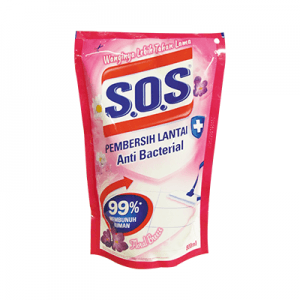 SOS PEMBERSIH LANTAI REFILL FLORAL PCH 750mL
