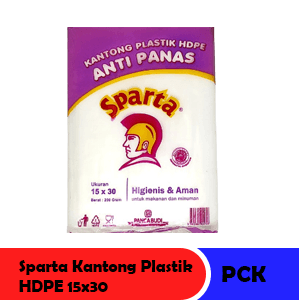 SPARTA KANTONG PLASTIK HDPE  PCK 15x30