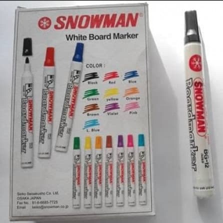 SPIDOL SNOWMAN BOARDMARKER CAMPUR
