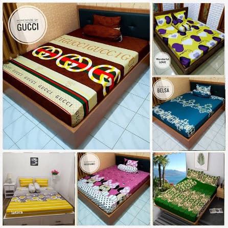 Sprei Homemade 120 160 180 Bahan Adem Lembut