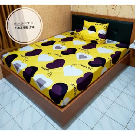 Sprei Homemade Motif Ukuran 160x200