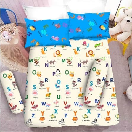 Sprei Vito Alphabet Animal Size 180X200 