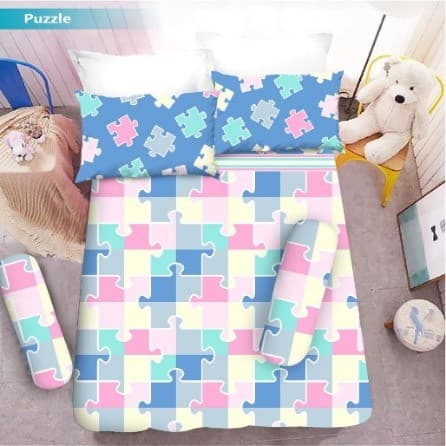 Sprei Vito Puzzle Queen Size 160x200
