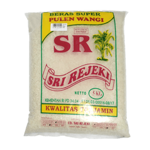 SRI REJEKI BERAS PULEN WANGI  SAK 5kg