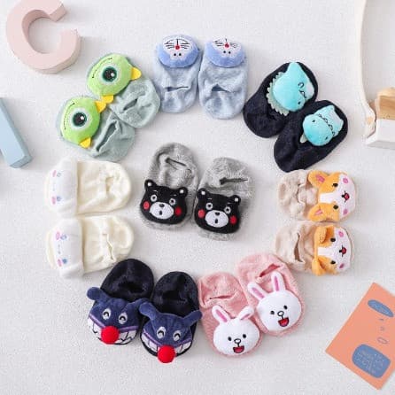 SSC - Kaos Kaki Pendek Anak Karakter 3D 1 - 3 Tahun