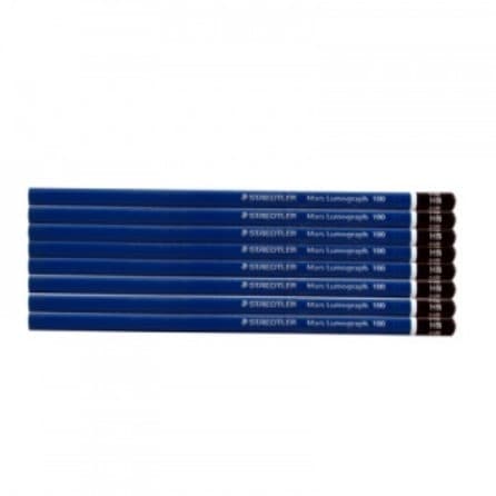 Staedtler Pencil Mars Lumograph 100-HB PCS
