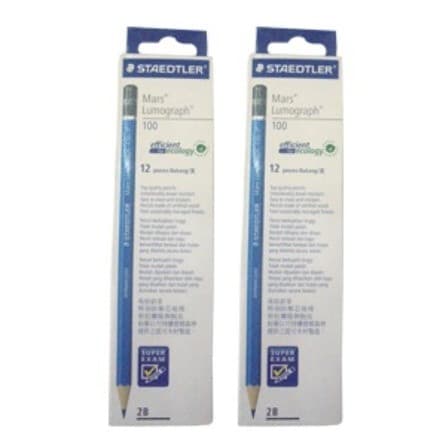 Staedtler Pencil Mars Lumograph 2B PCS