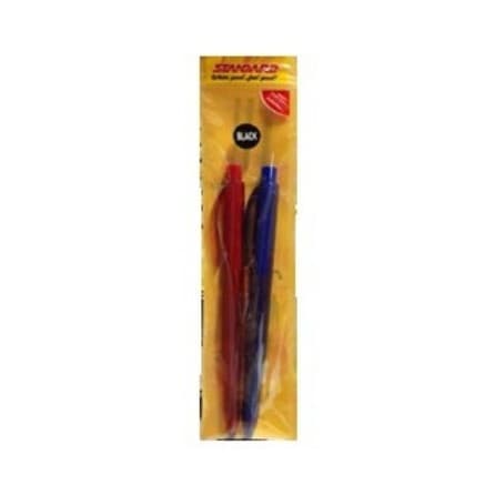 Standard Ballpoint Action 2'S HITAM PCK