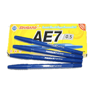 STANDARD BALLPOINT AE-7 FINE BIRU PCS 