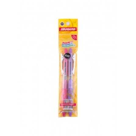 Standard Ballpoint R-6 FINE 2'S HITAM PCK