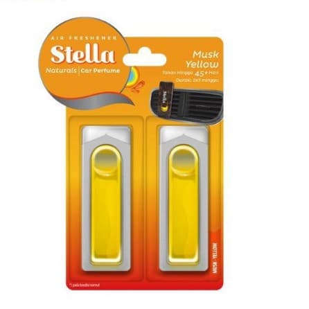 STELLA CAR PERFUME MUSK YELLOW 8ml