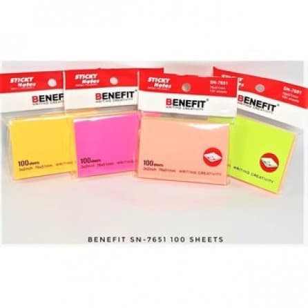 STICKY NOTES SN-76102 BENEFIT