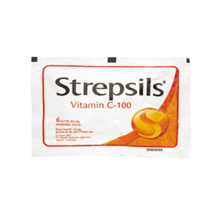 STREPSILS CANDY 6'S / 8'S VIT.C ORANGE PCK 