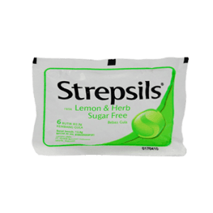 STREPSILS SUGAR FREE CANDY 6'S / 8'S LEMON & HERB PCK 